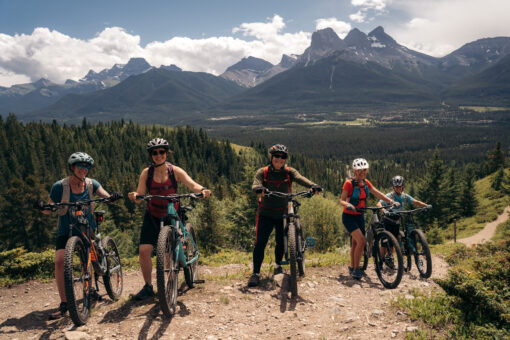 Shred Sisters course in Canmore, AB