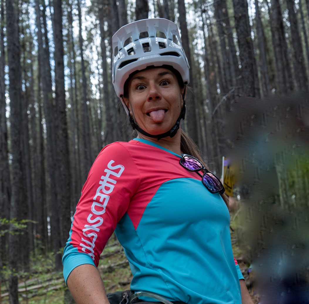 Anne-Marie Chantal mountain bike instructor in Bragg Creek & Calgary