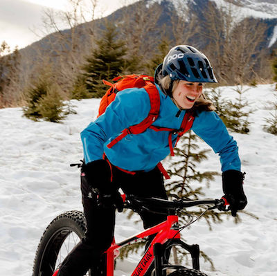 Laura Karl mountain bike instructor bragg creek & calgary