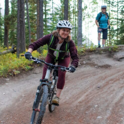 Learning to mountain bike with Jessica Bush